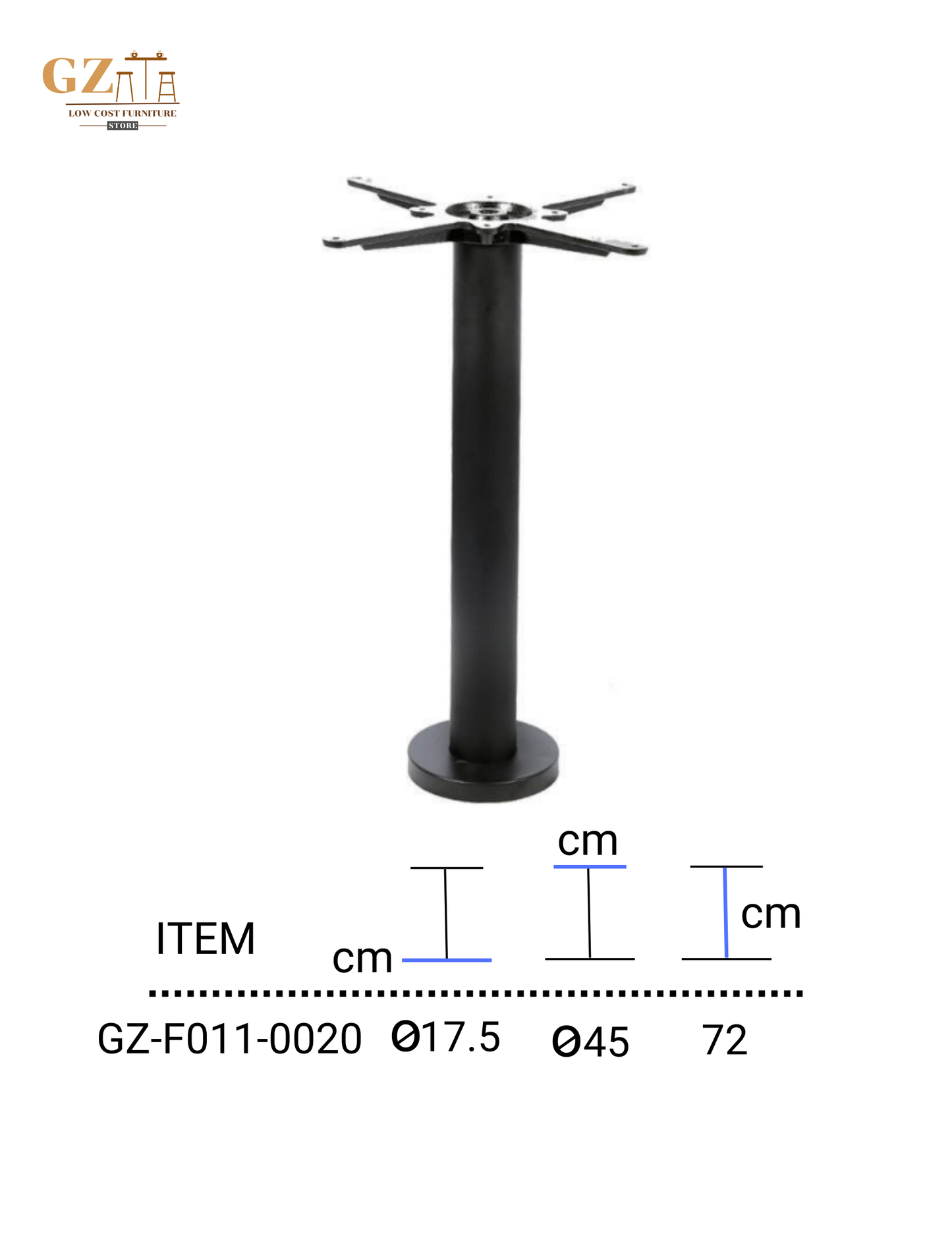 Table Base for Restaurant and Cafes | Commercial Grade