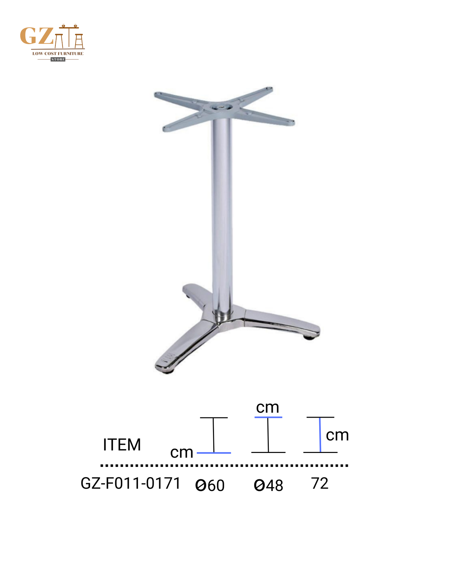 Table Base for Restaurant and Cafes | Commercial Grade