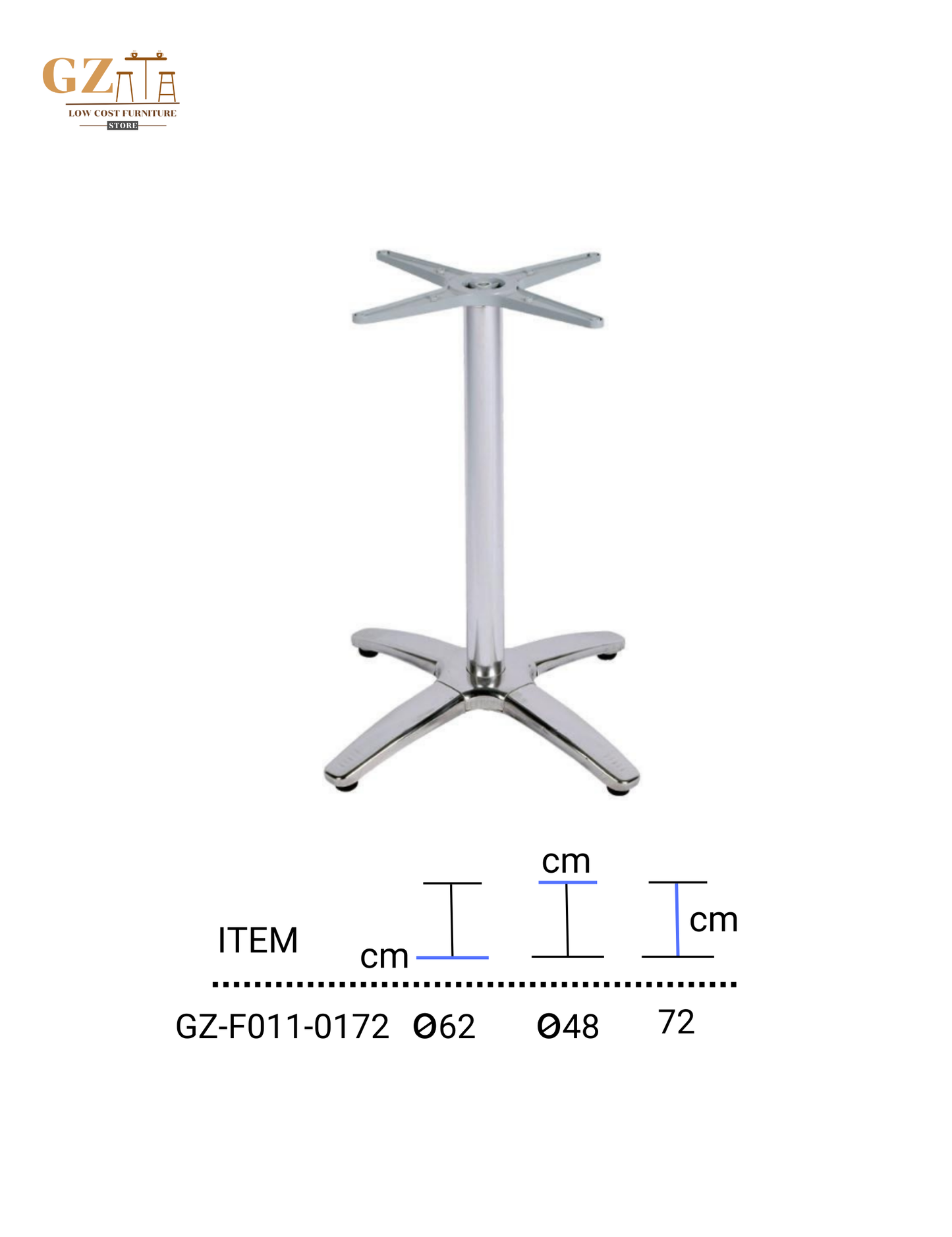 Table Base for Restaurant and Cafes | Commercial Grade