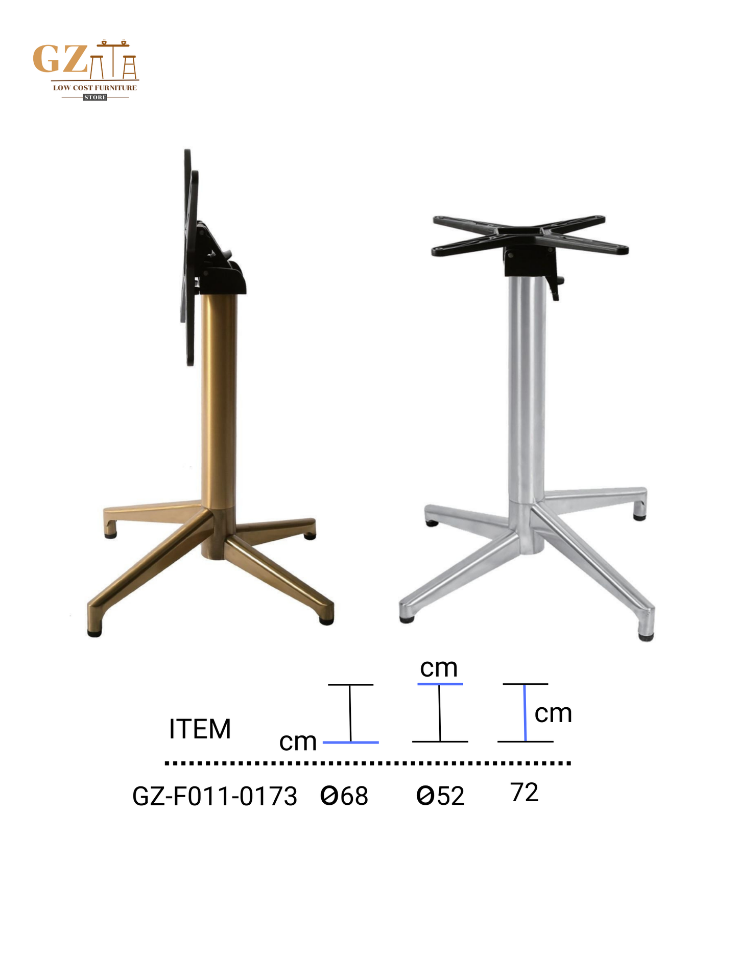 Table Base for Restaurant and Cafes | Commercial Grade