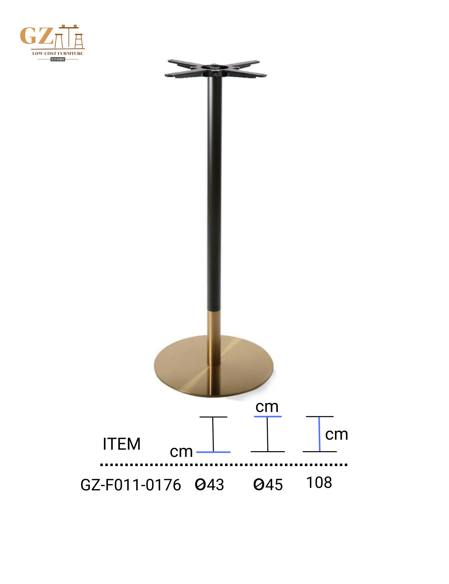 Table Base for Restaurant and Cafes | Commercial Grade