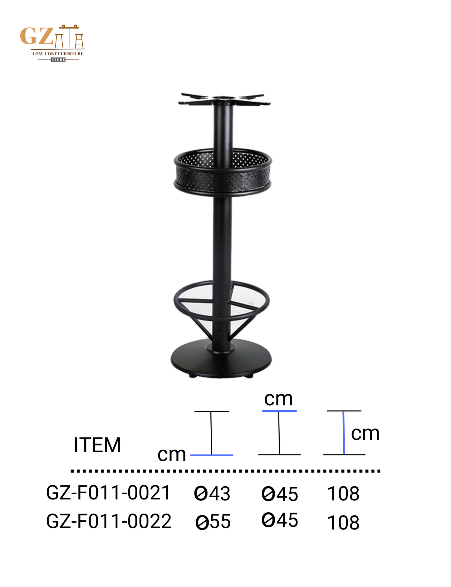 Table Base for Restaurant and Cafes | Commercial Grade