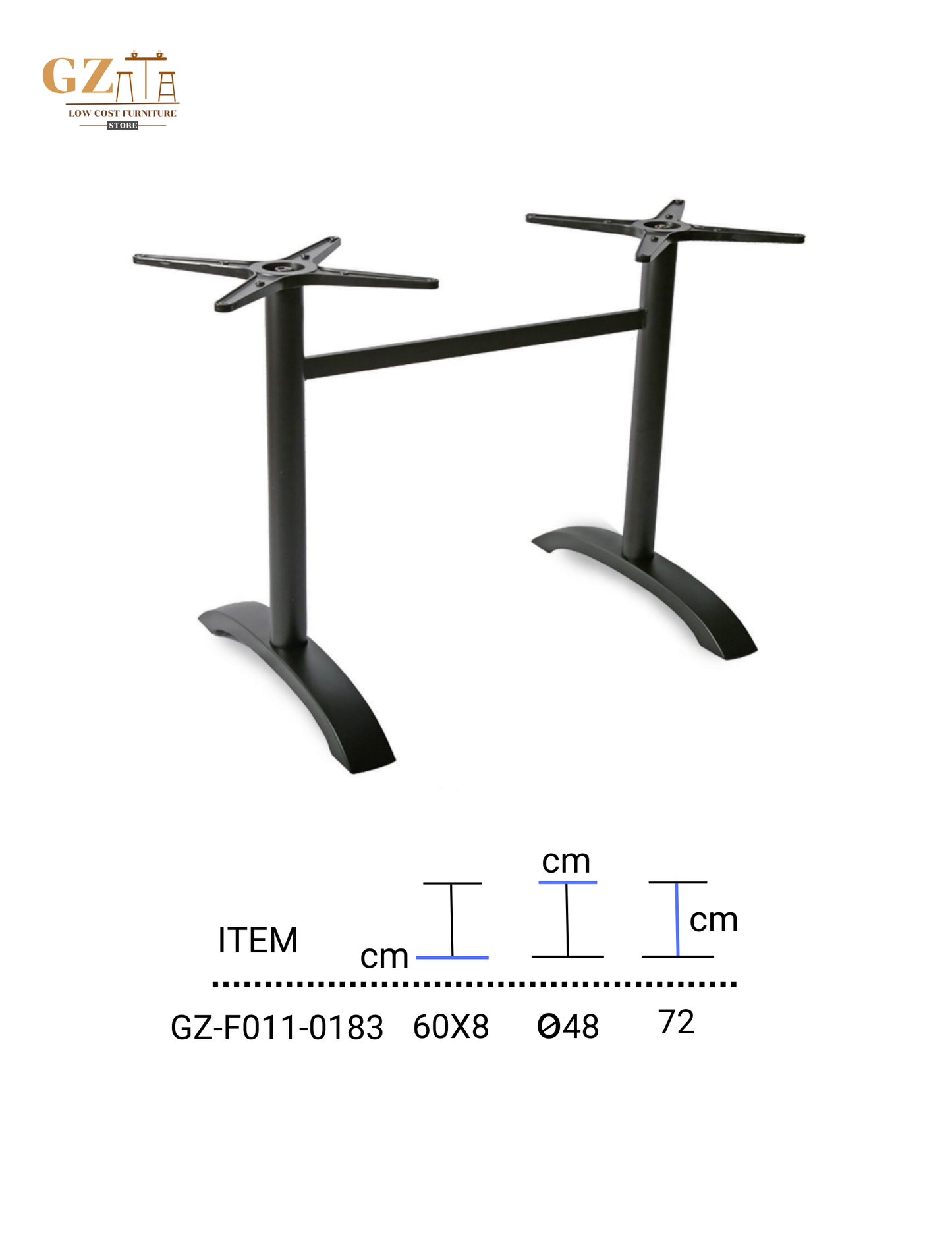 Table Base for Restaurant and Cafes | Commercial Grade