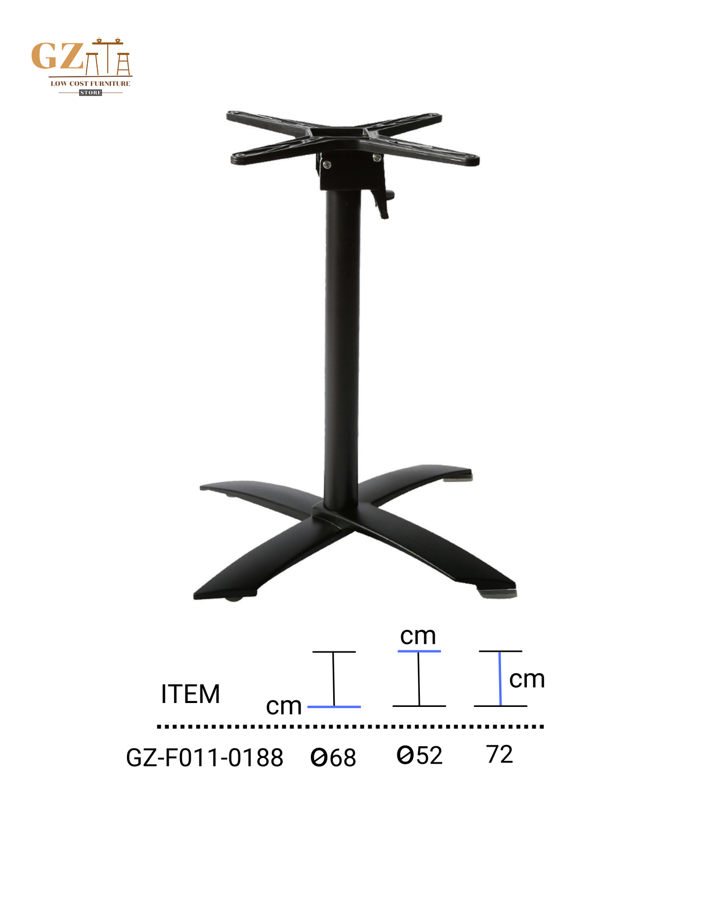 Table Base for Restaurant and Cafes | Commercial Grade