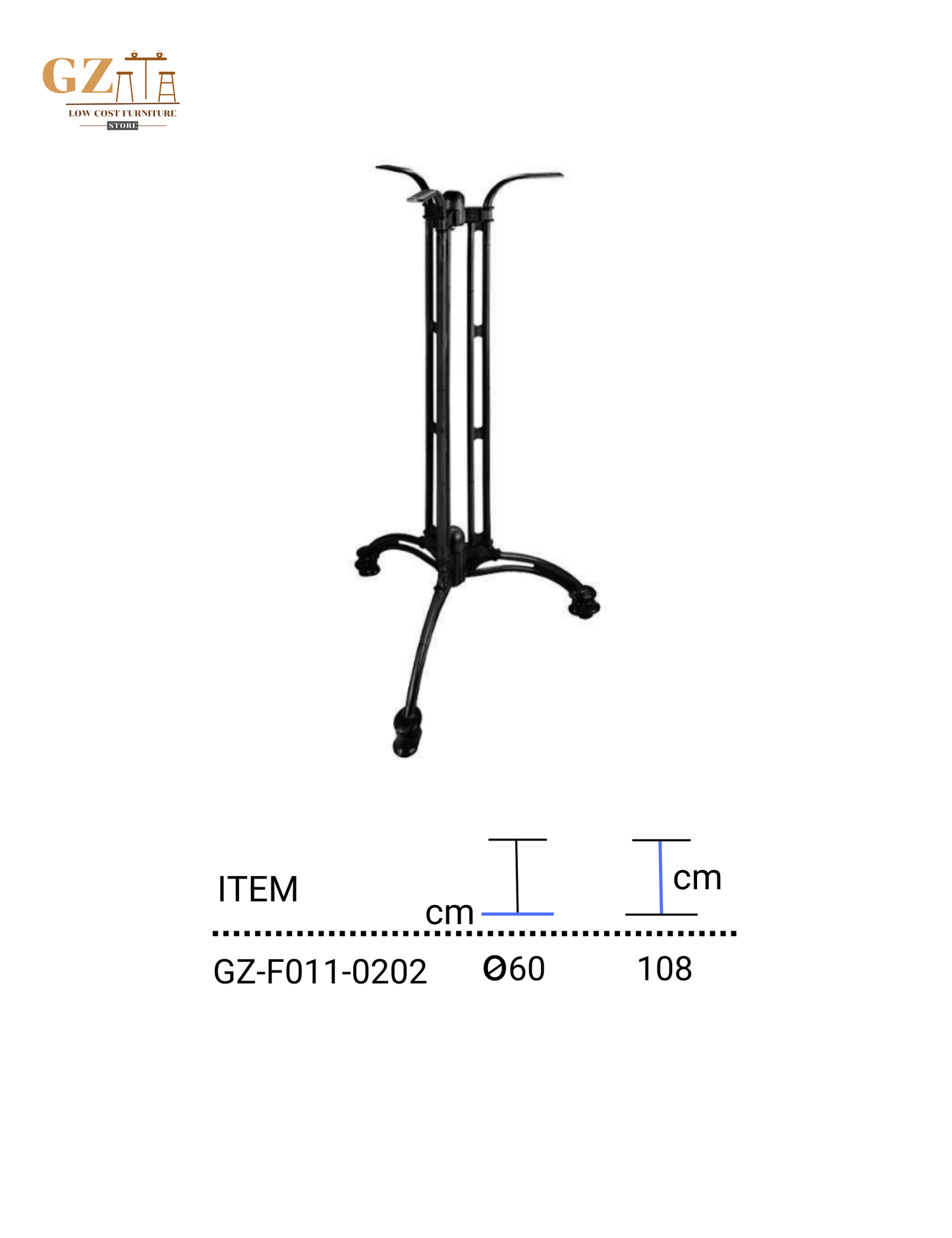 Table Base for Restaurant and Cafes | Commercial Grade