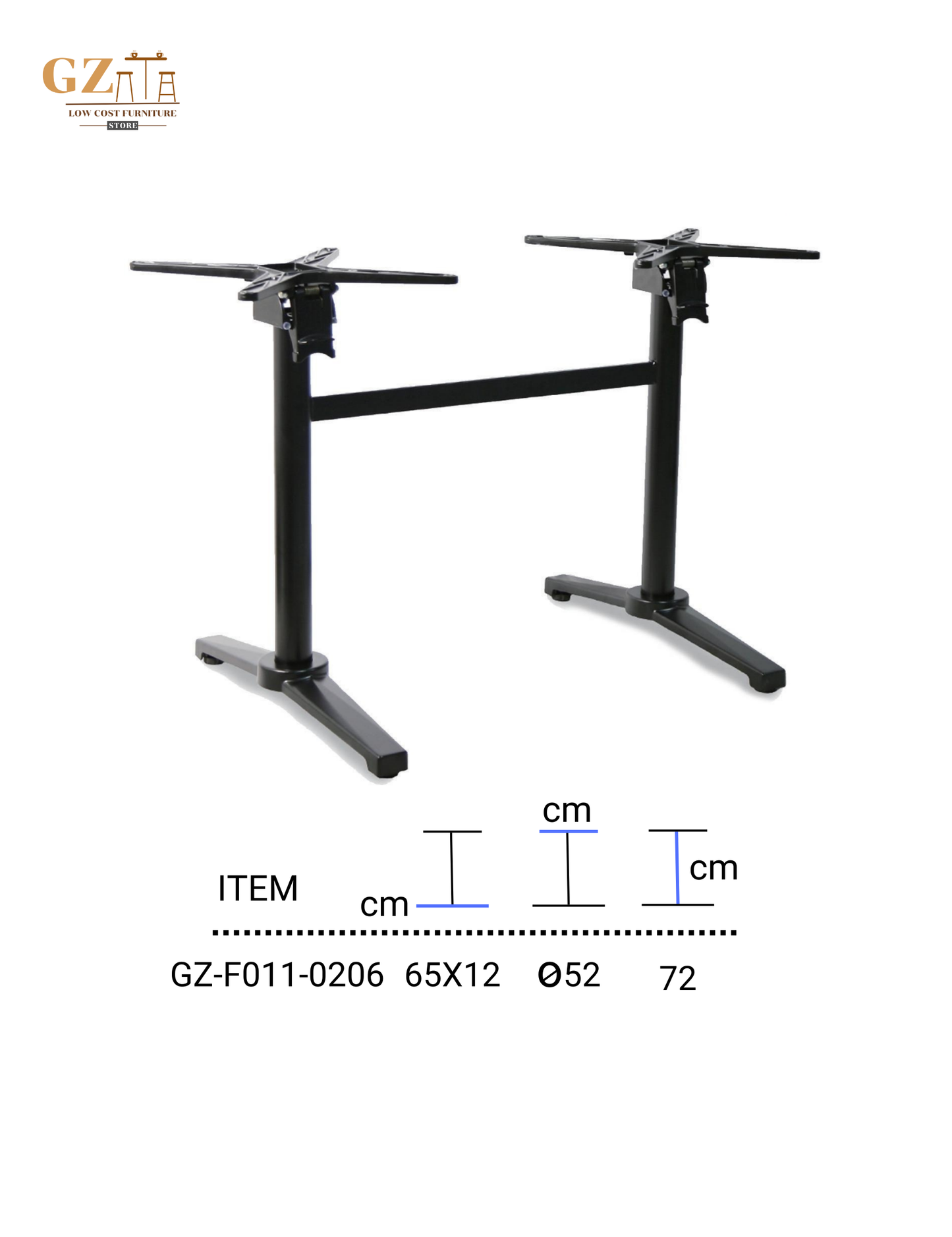 Table Base for Restaurant and Cafes | Commercial Grade