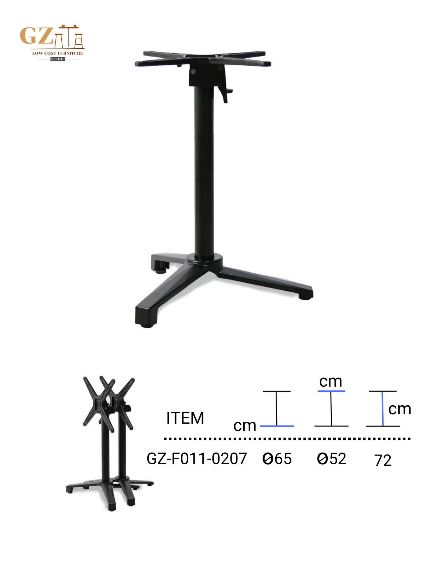 Table Base for Restaurant and Cafes | Commercial Grade