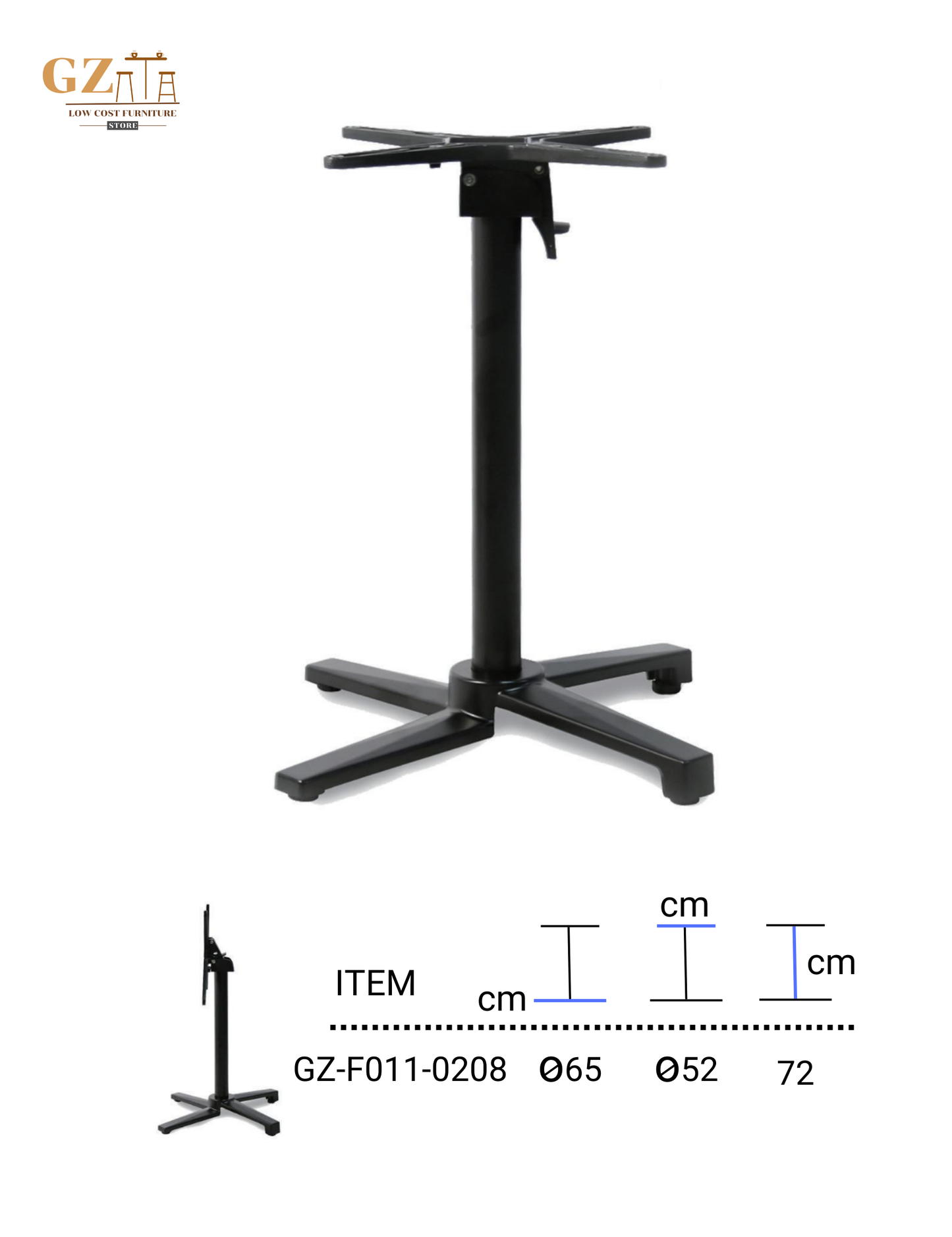 Table Base for Restaurant and Cafes | Commercial Grade