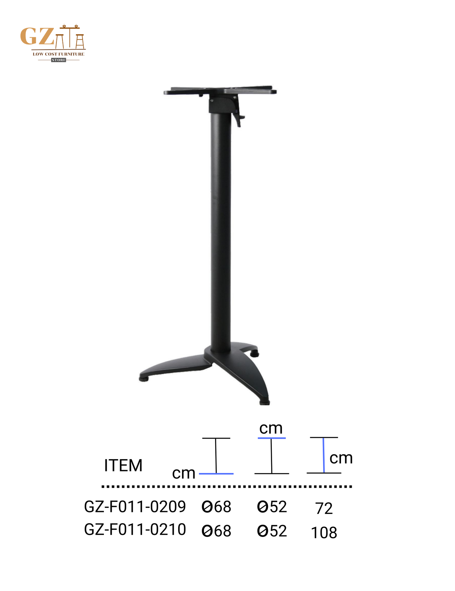 Table Base for Restaurant and Cafes | Commercial Grade