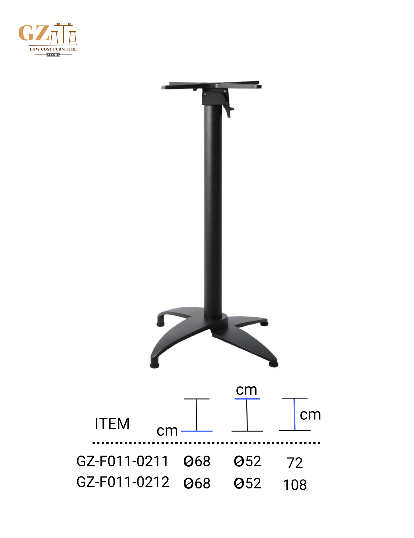 Table Base for Restaurant and Cafes | Commercial Grade