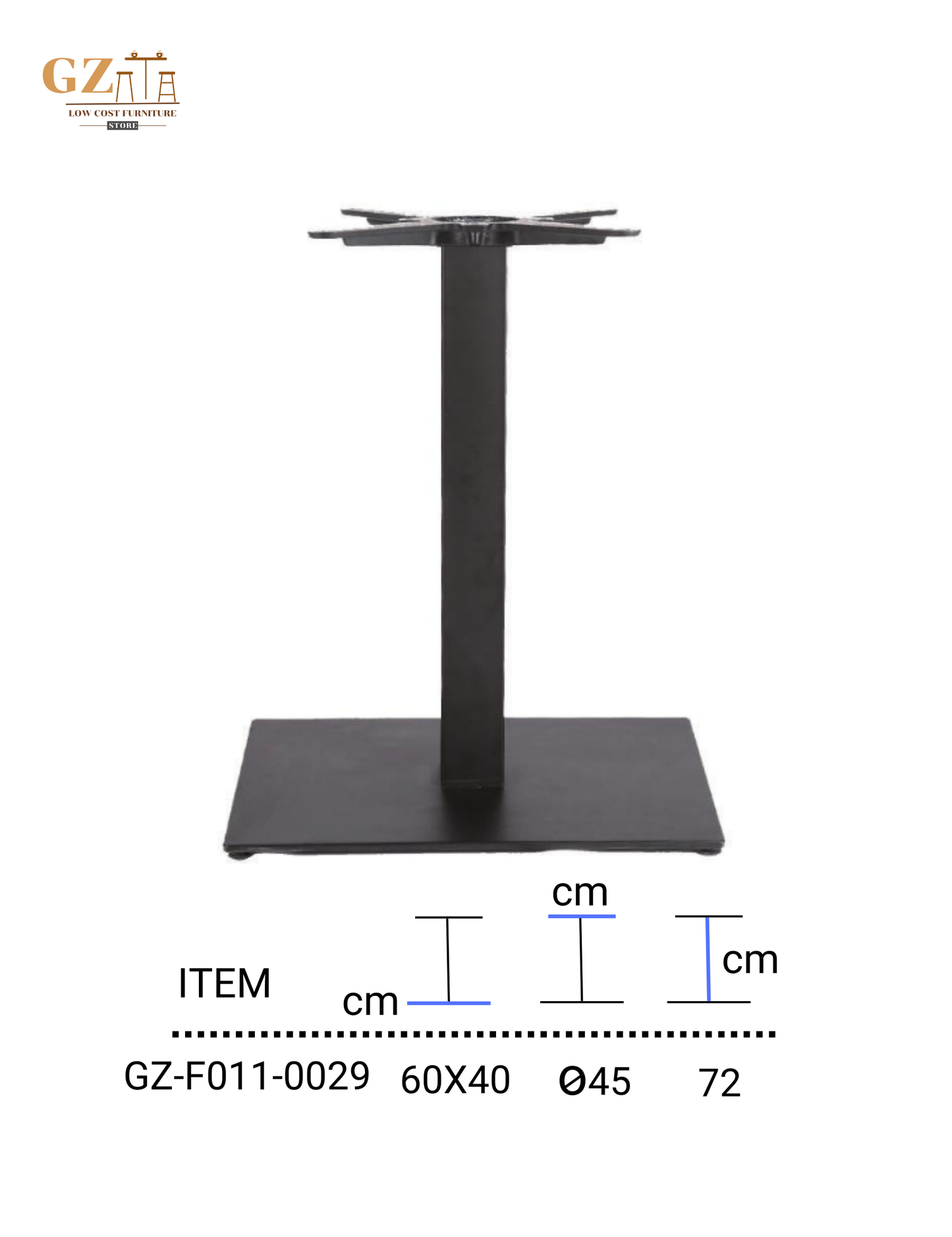 Table Base for Restaurant and Cafes | Commercial Grade