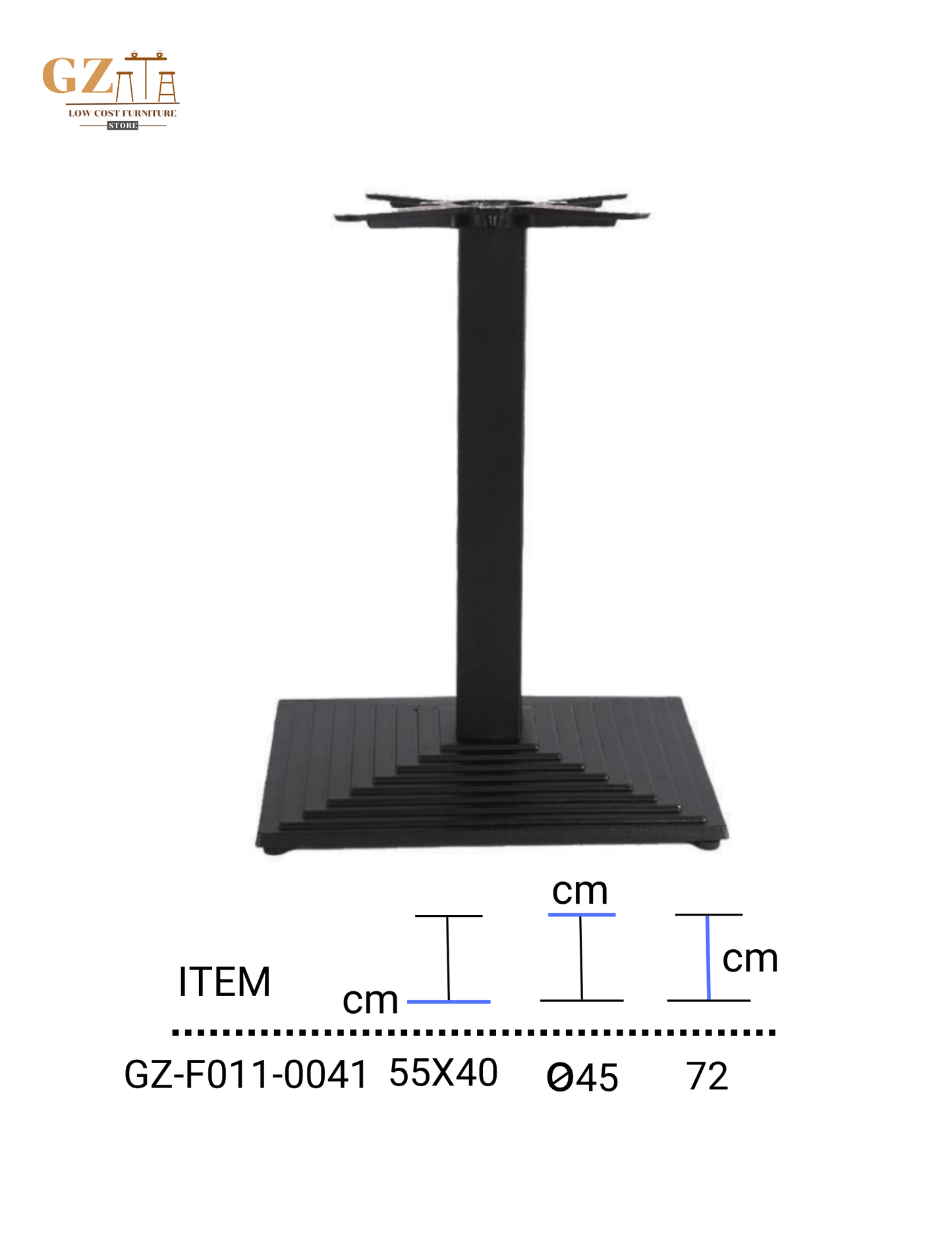 Table Base for Restaurant and Cafes | Commercial Grade