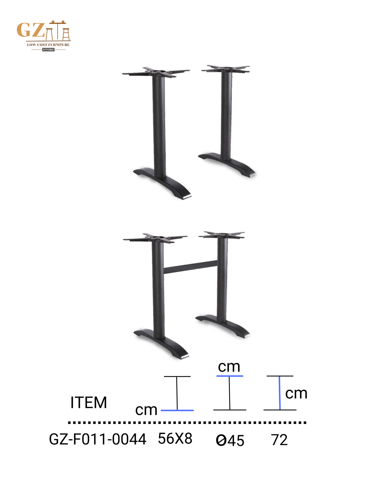 Table Base for Restaurant and Cafes | Commercial Grade