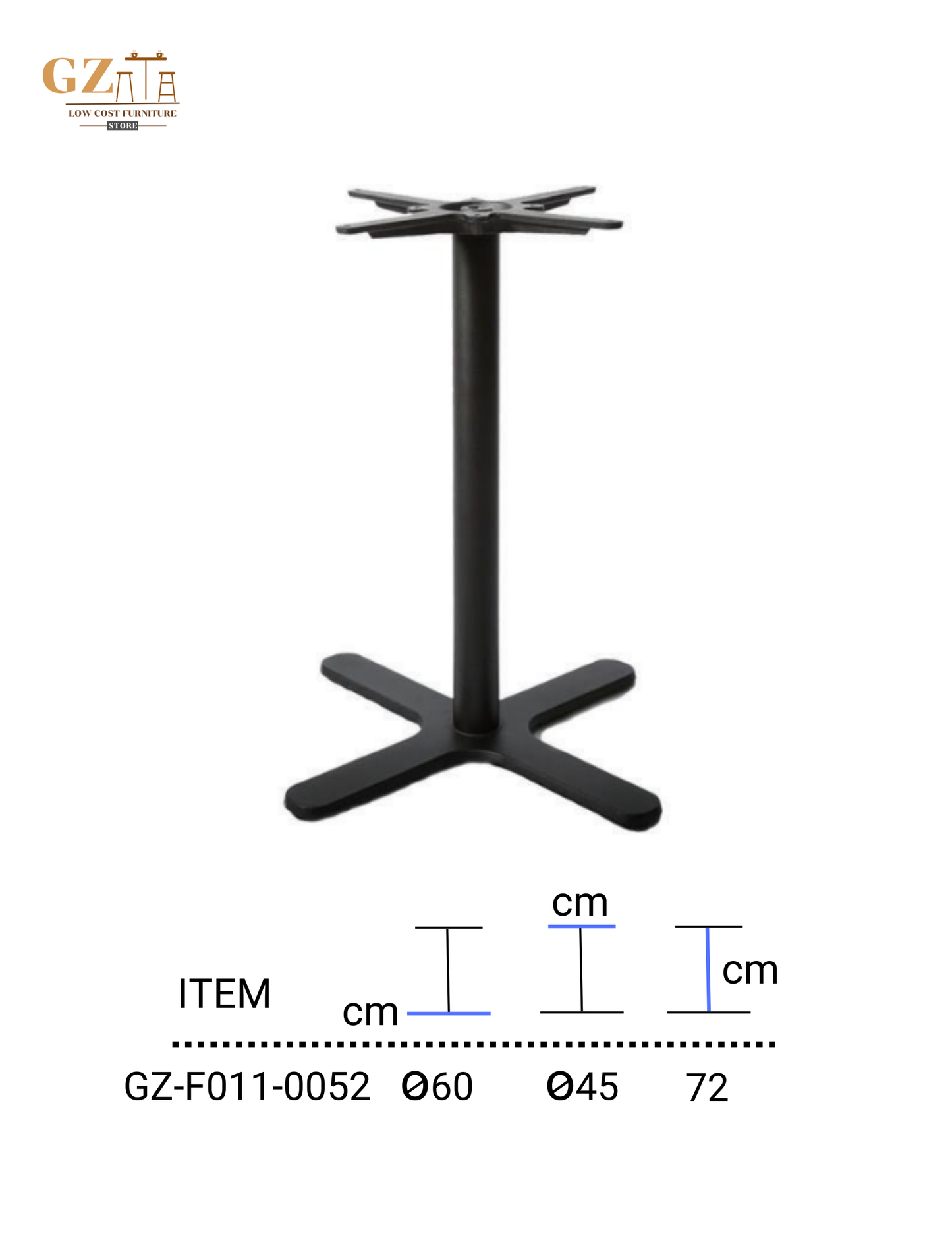 Table Base for Restaurant and Cafes | Commercial Grade