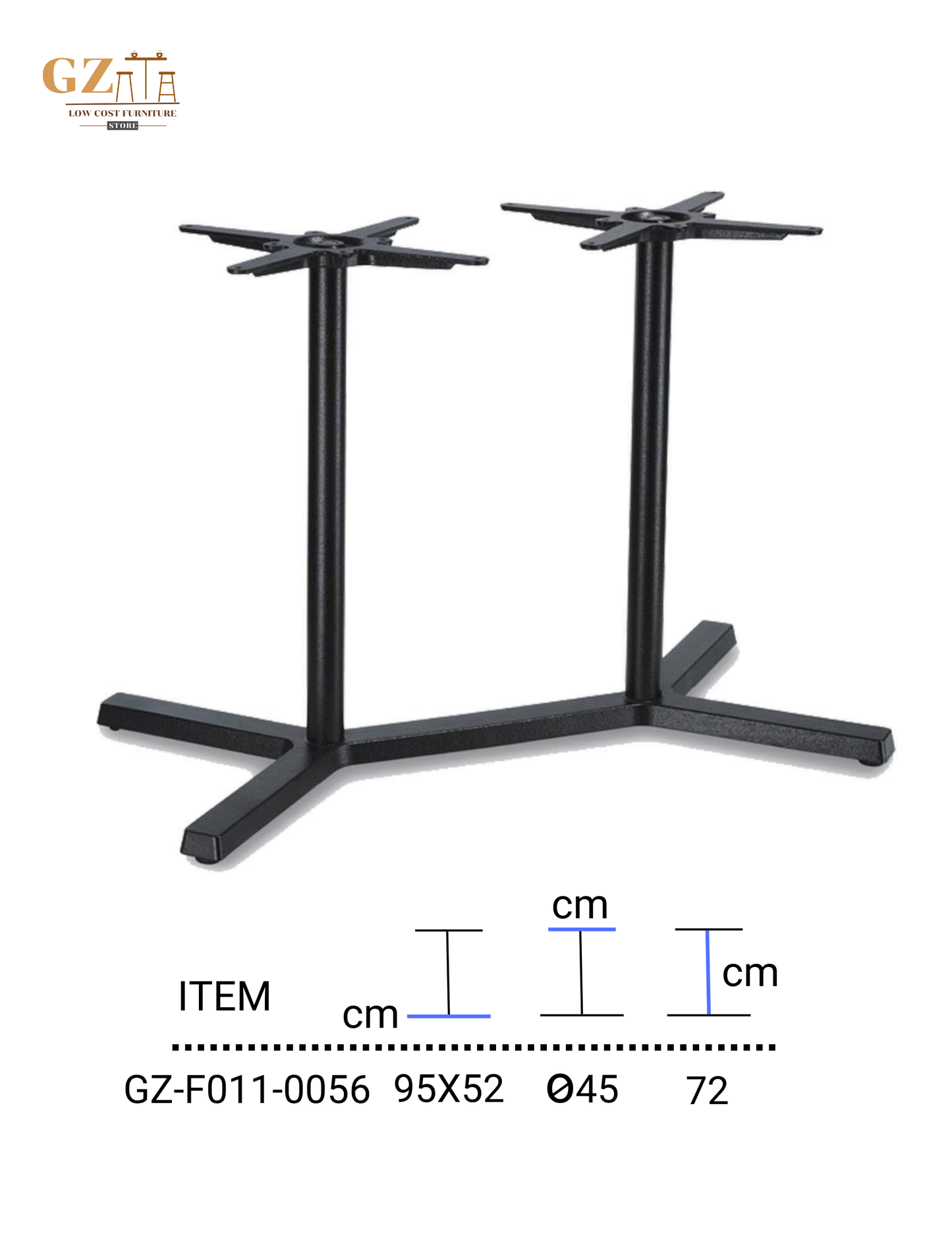 Table Base for Restaurant and Cafes | Commercial Grade