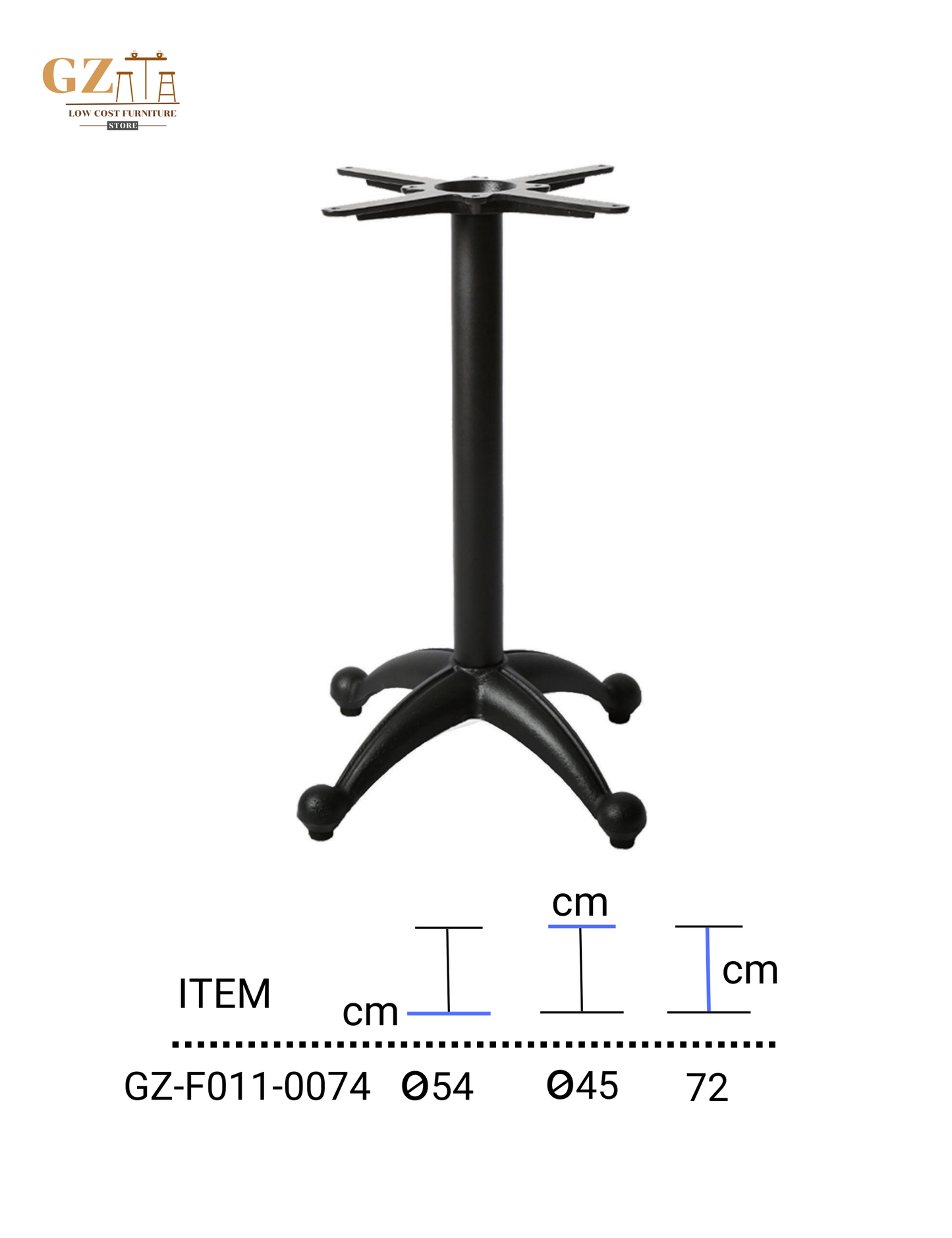 Table Base for Restaurant and Cafes | Commercial Grade