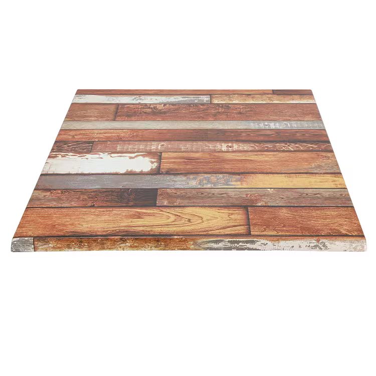 Cafe Table Top | Compressed Rubber Wood & Resin | Commercial Grade