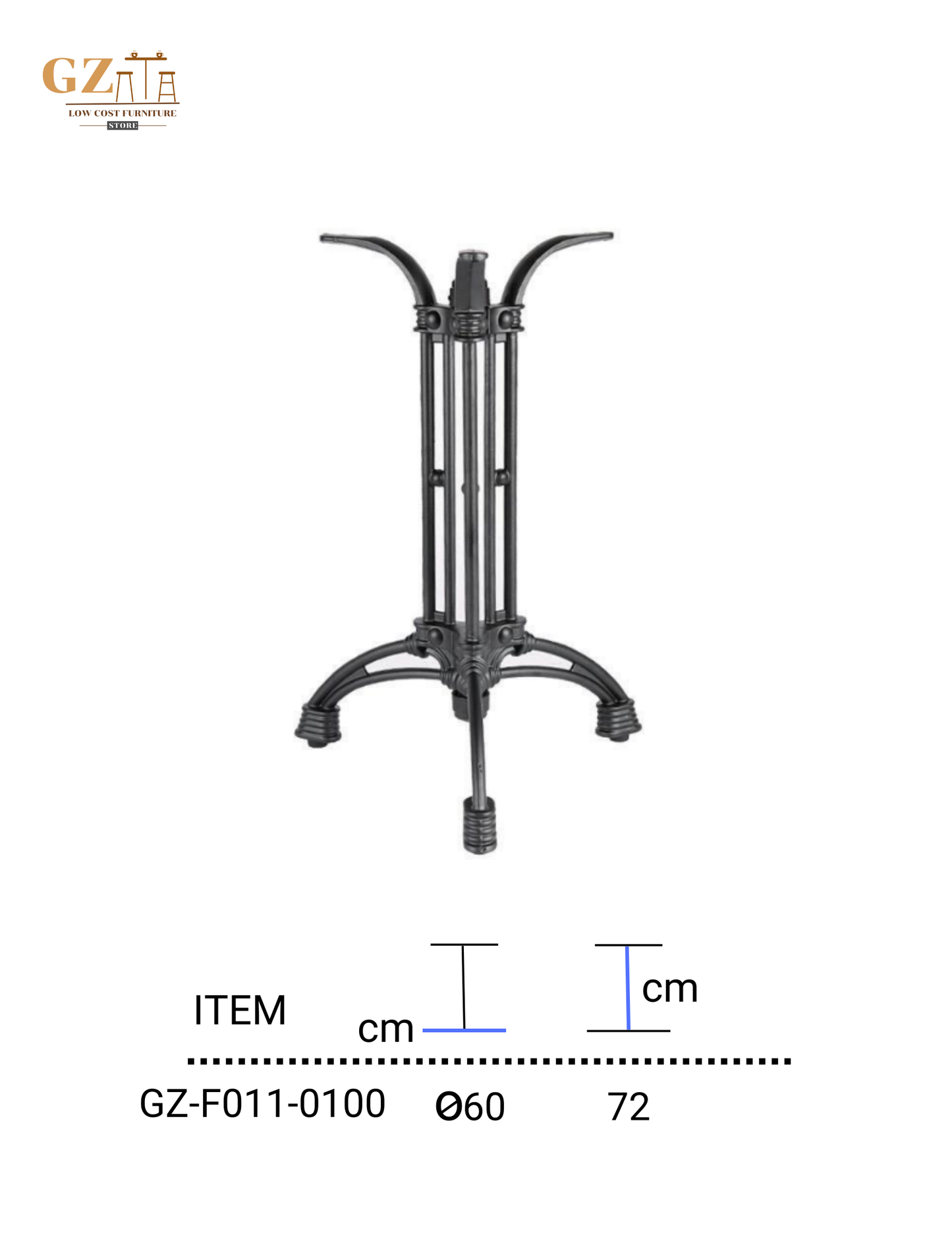 Table Base for Restaurant and Cafes | Commercial Grade