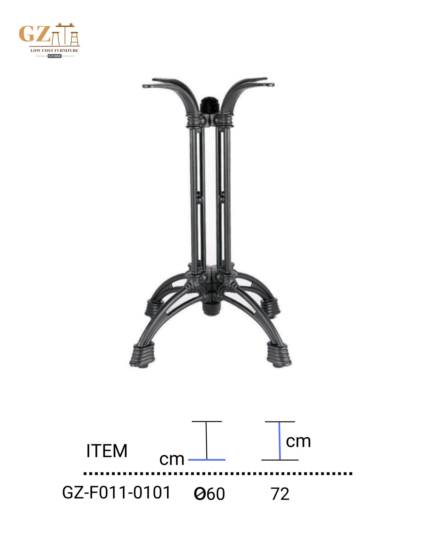 Table Base for Restaurant and Cafes | Commercial Grade