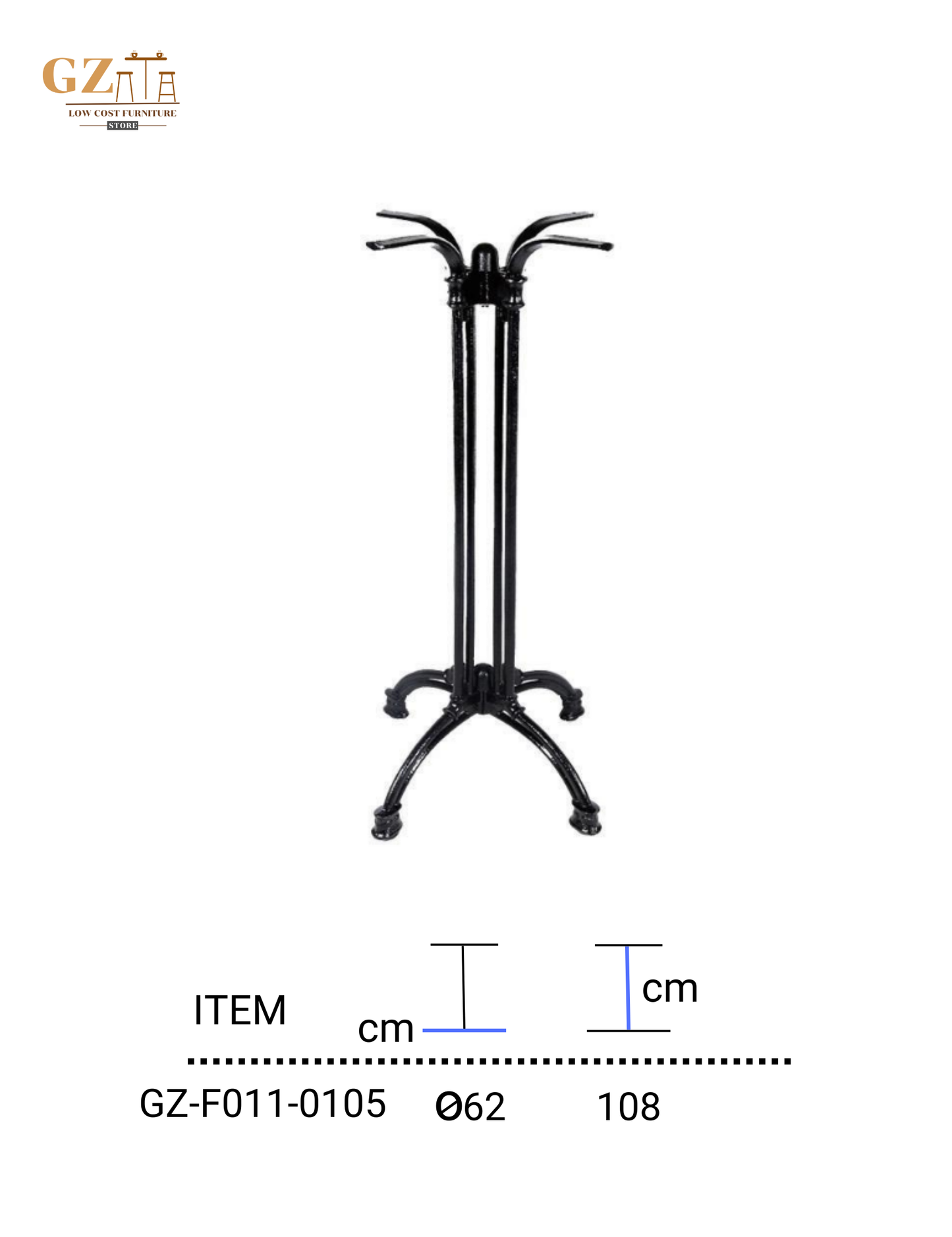 Table Base for Restaurant and Cafes | Commercial Grade