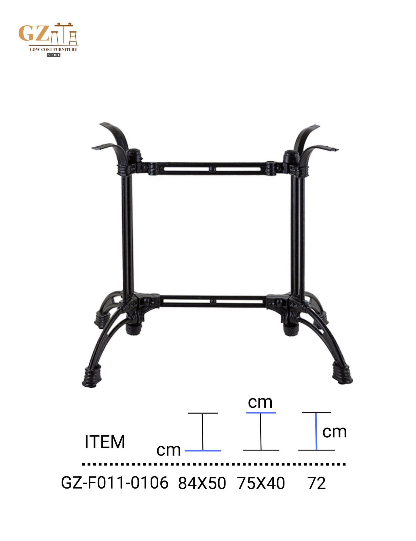 Table Base for Restaurant and Cafes | Commercial Grade