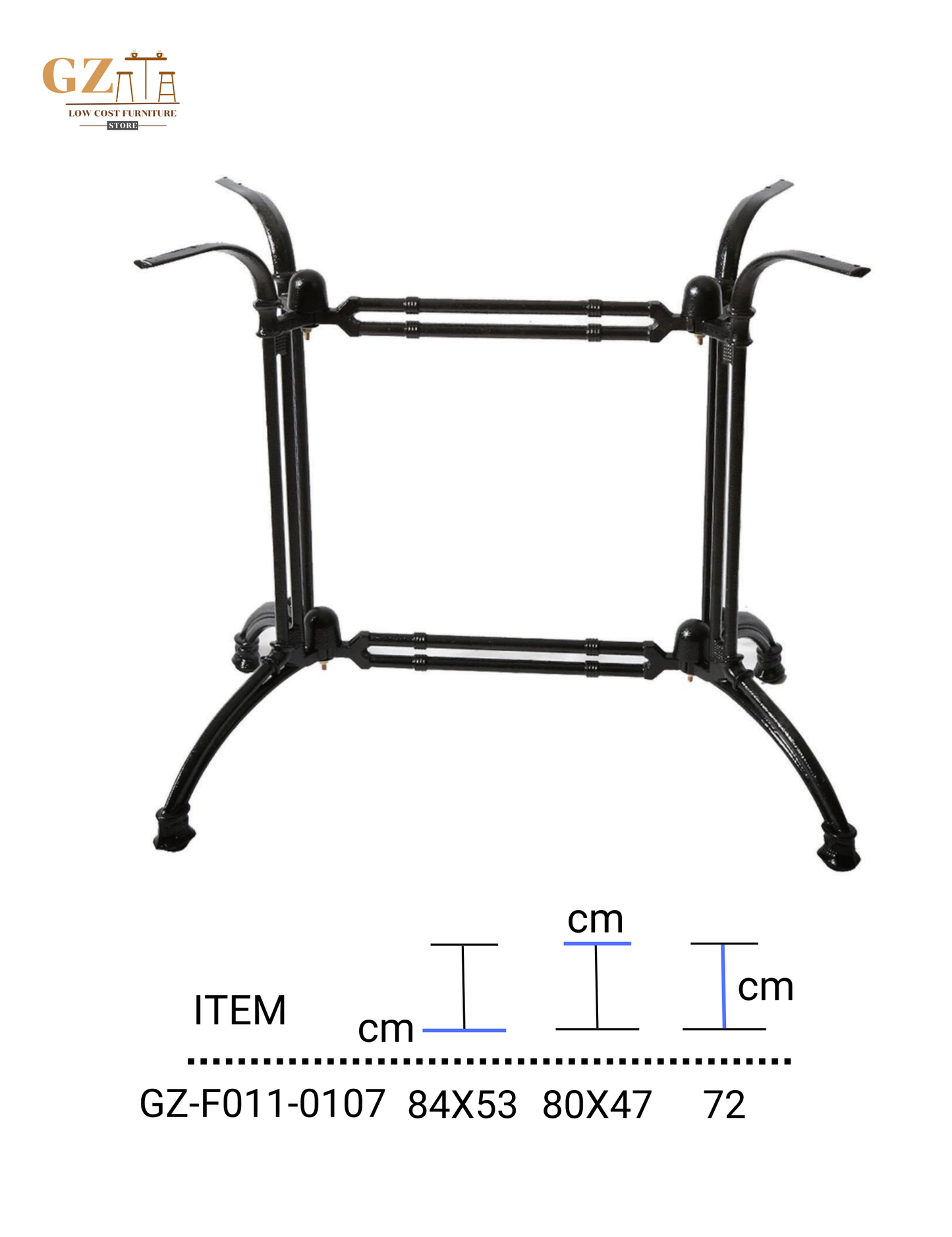 Table Base for Restaurant and Cafes | Commercial Grade