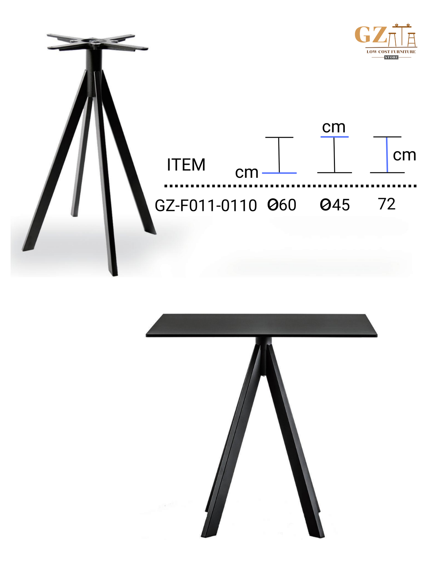 Table Base for Restaurant and Cafes | Commercial Grade