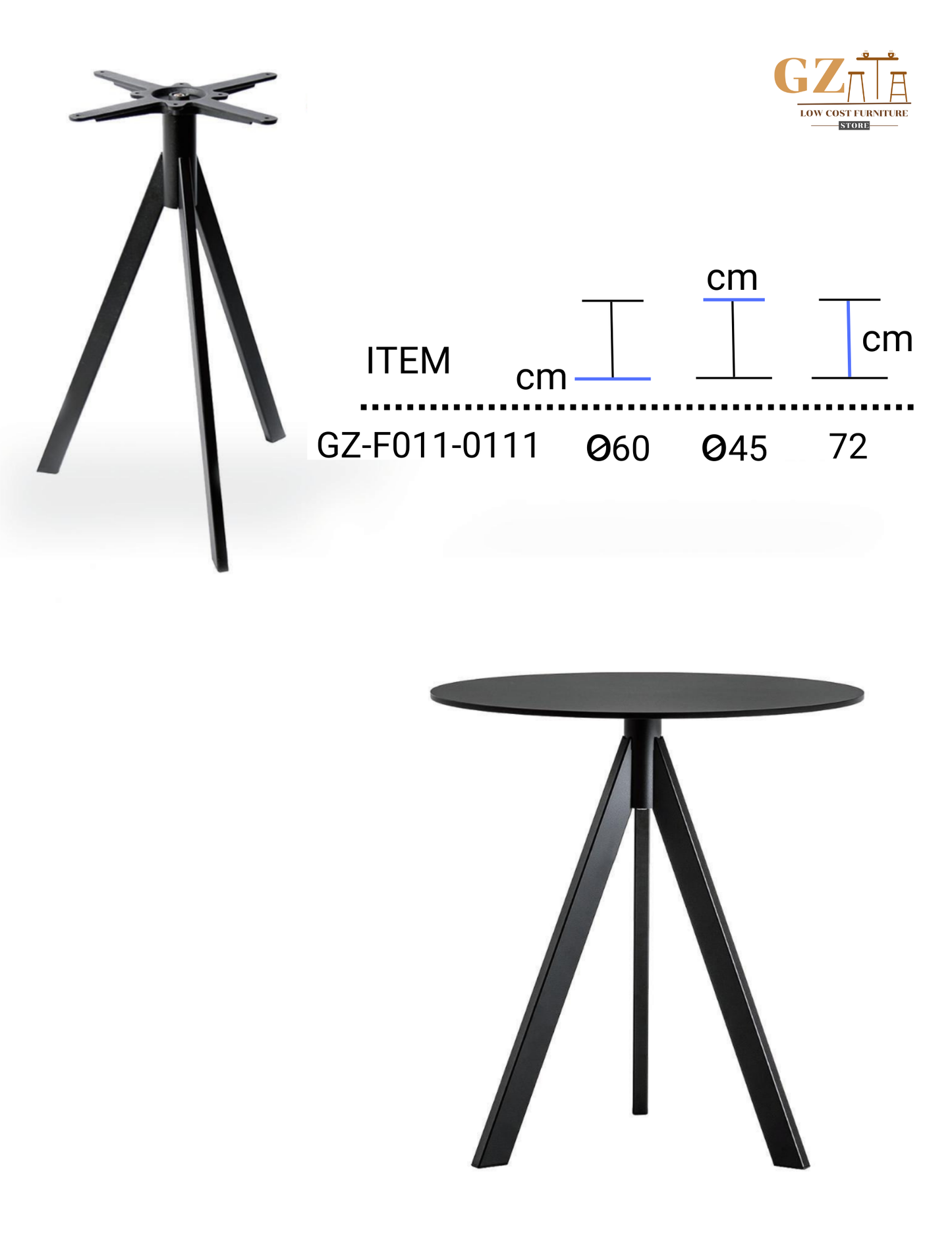 Table Base for Restaurant and Cafes | Commercial Grade