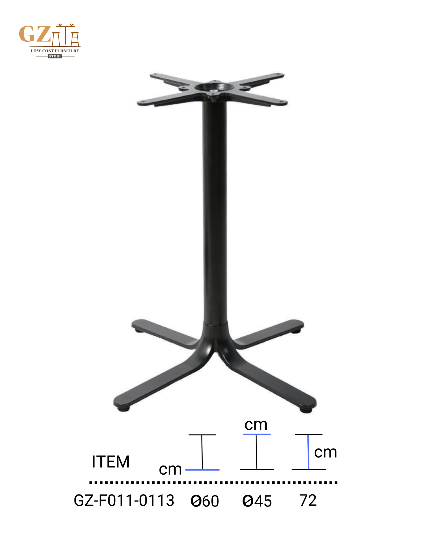 Table Base for Restaurant and Cafes | Commercial Grade