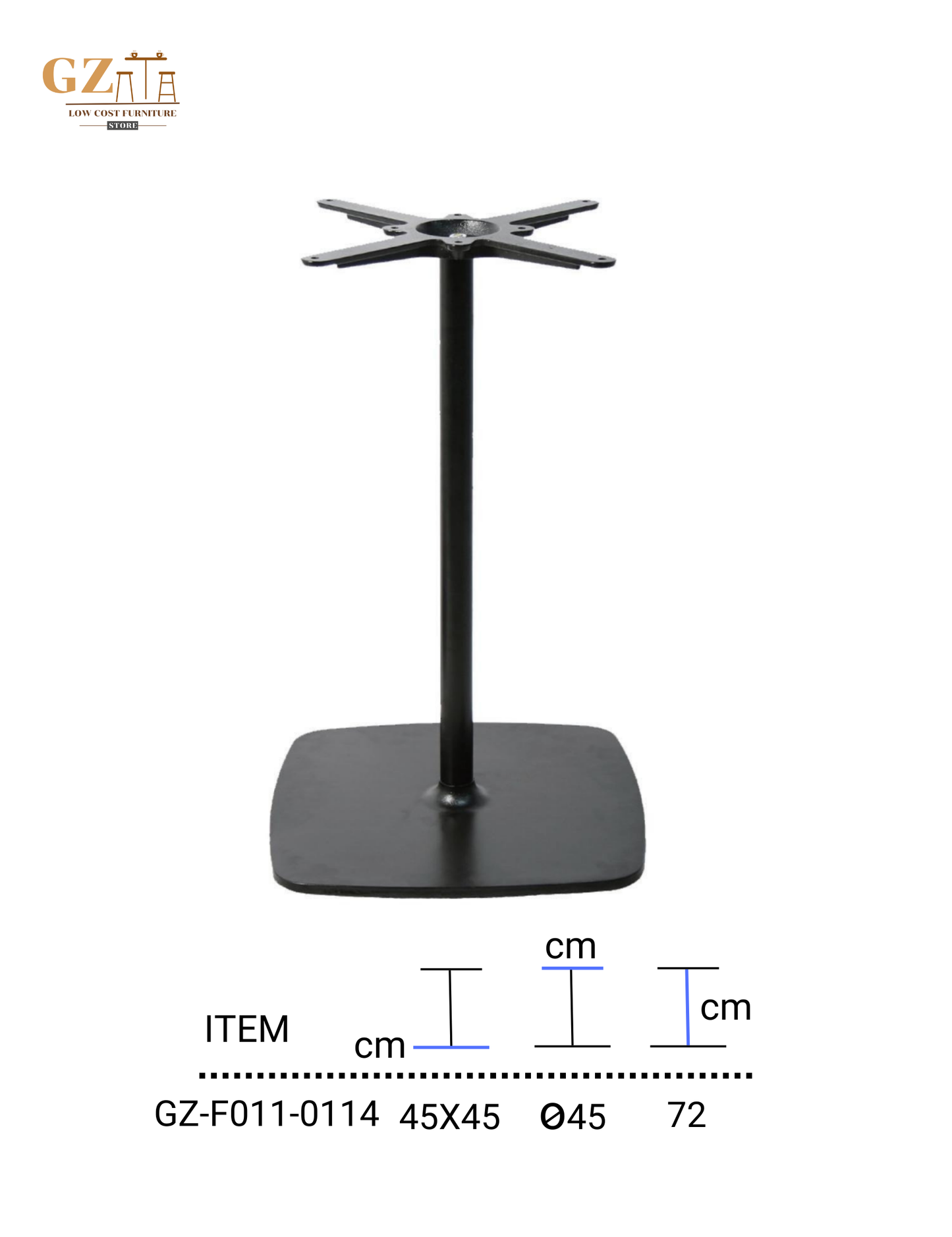 Table Base for Restaurant and Cafes | Commercial Grade