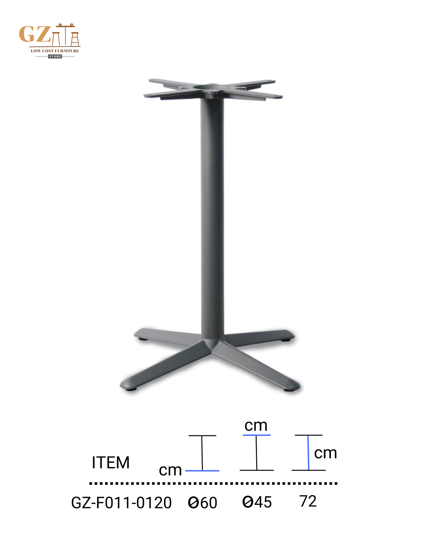 Table Base for Restaurant and Cafes | Commercial Grade