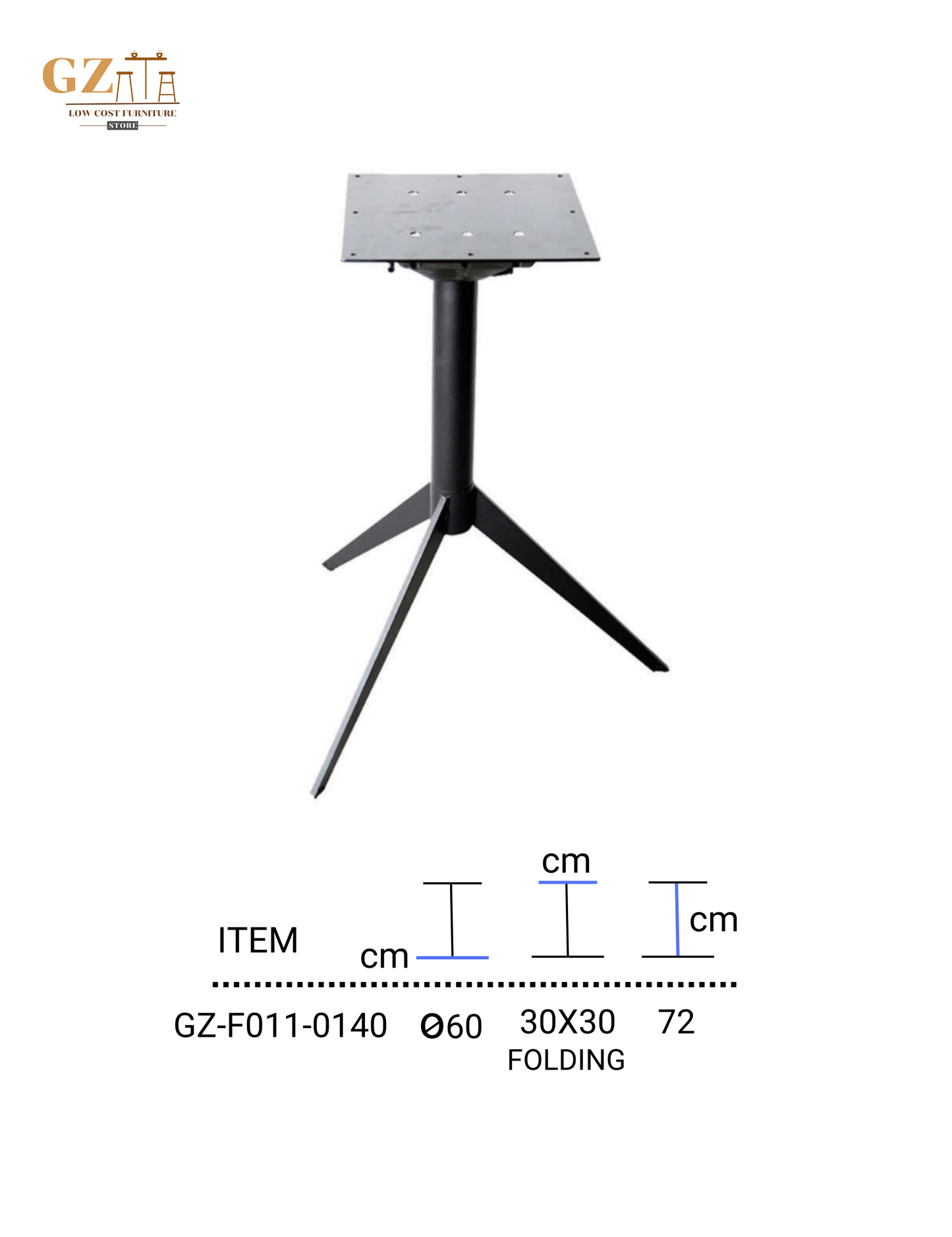 Table Base for Restaurant and Cafes | Commercial Grade