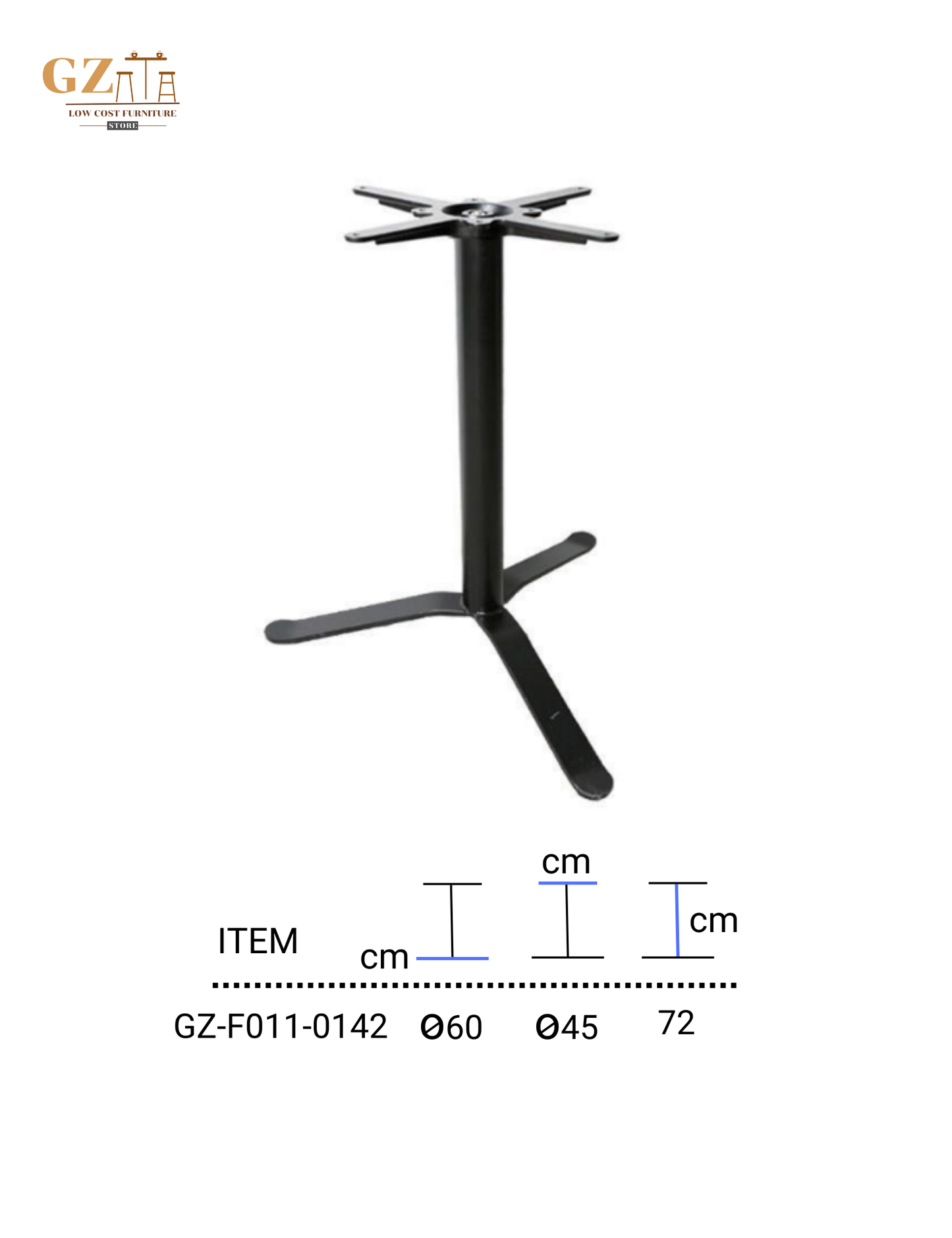 Table Base for Restaurant and Cafes | Commercial Grade