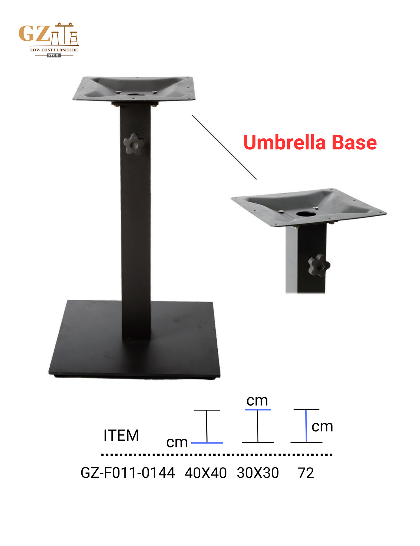 Table Base for Restaurant and Cafes | Commercial Grade