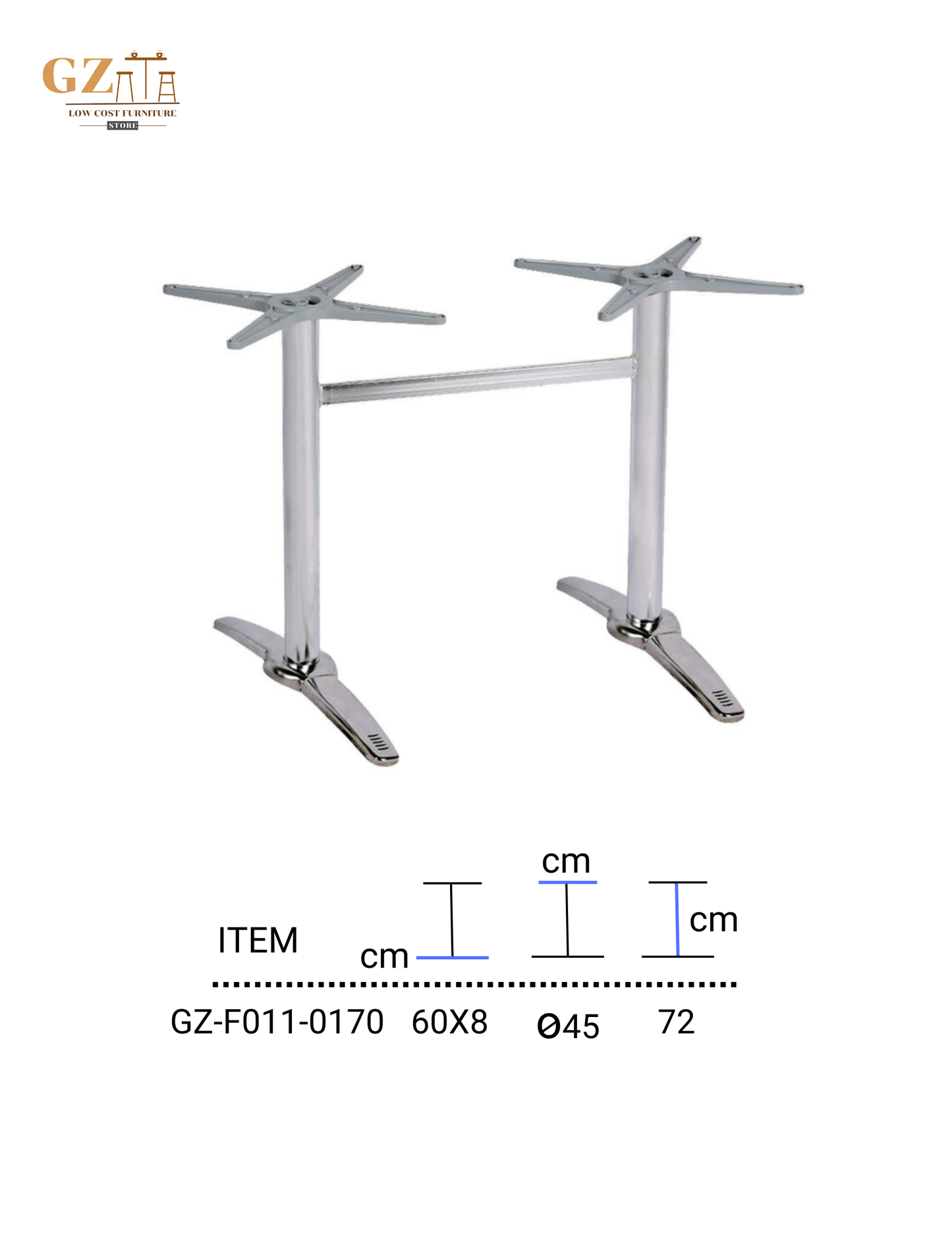 Table Base for Restaurant and Cafes | Commercial Grade